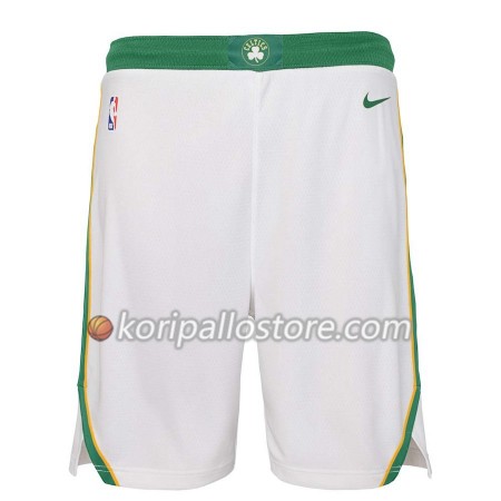 Boston Celtics Miesten Shortsit Valkoinen Vihreä 2018-19 Nike Swingman